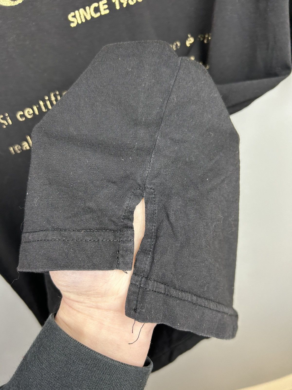 Versace × Versace Jeans Couture Versace Jeans Couture Black T shirt Logo Size US M / EU 48-50 / 2 - 12 Thumbnail