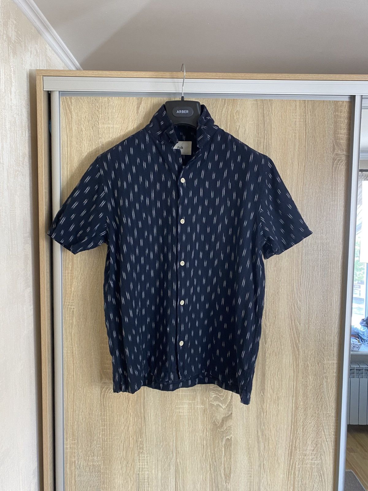 Designer × Folk 🔥 Luxury FOLK Abstract Hawaiian Crazy Shirt Y2K Chief Keef Size US L / EU 52-54 / 3 - 4 Thumbnail