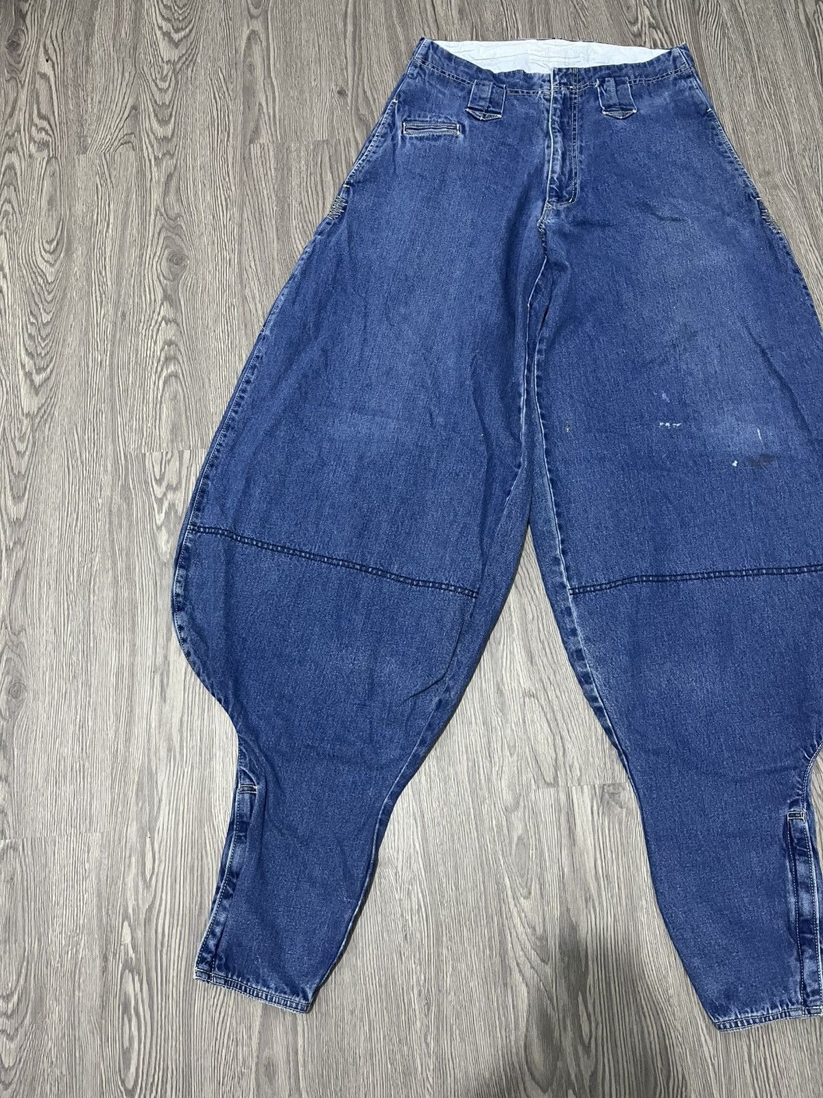 Japanese Brand Gin Washi BallonTobi Pants Jeans Size US 32 / EU 48 - 2 Thumbnail