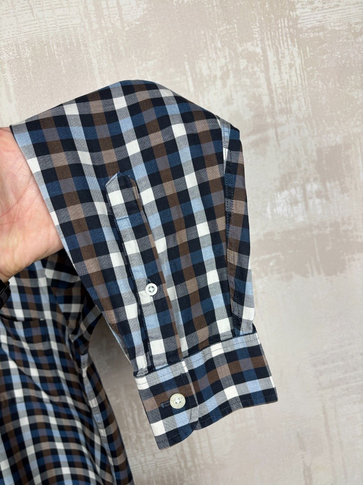 Aquascutum VTG Aquascutum of London Check Shirt Pocket Shirt Size US S / EU 44-46 / 1 - 13 Thumbnail