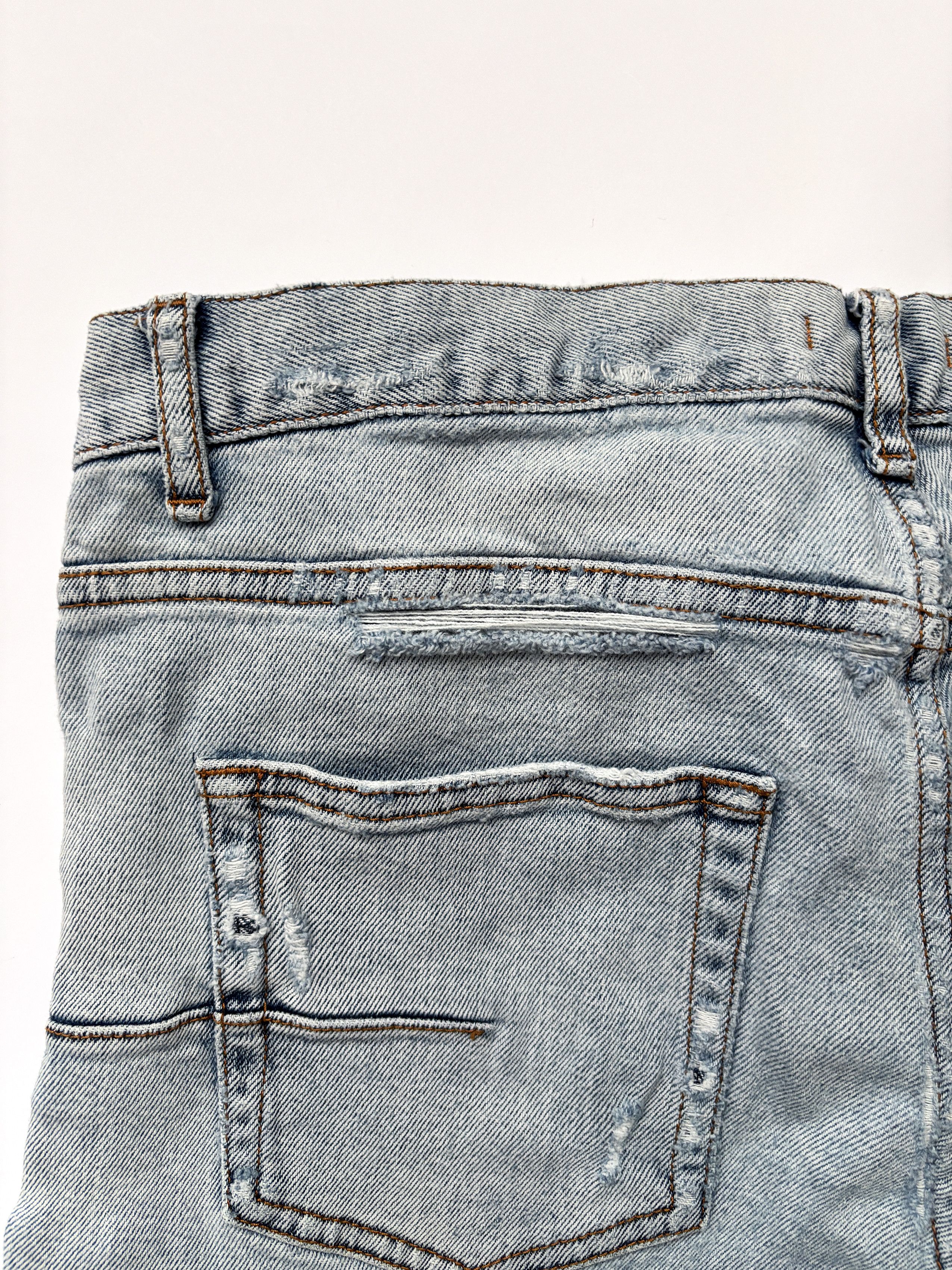 Dior ⚡️QUICK SALE⚡️Dior by Kim Jones Distressed Blue Jeans Size US 32 / EU 48 - 8 Thumbnail