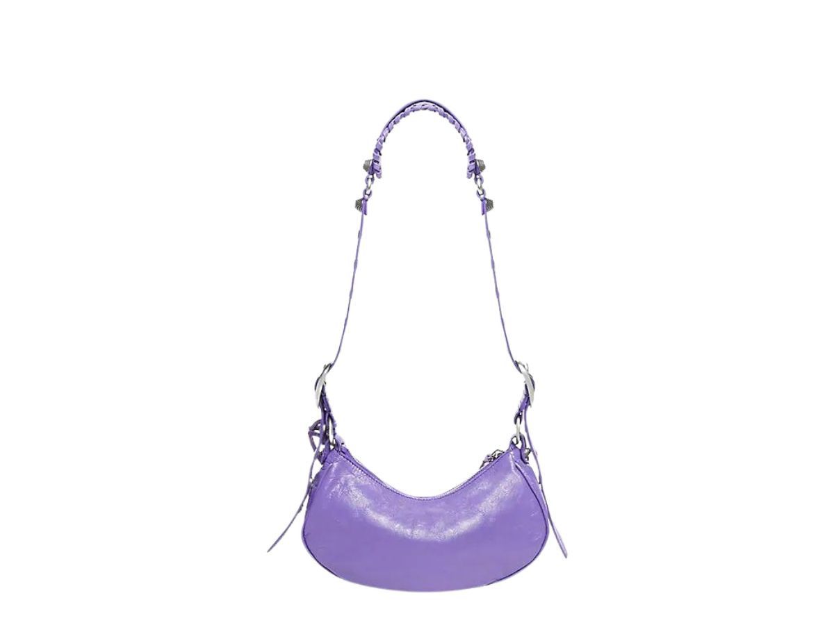 Balenciaga o1tr1nto1025 Size: OS / Le Cagole XS Shoulder Bag in Purple Size ONE SIZE - 2 Thumbnail