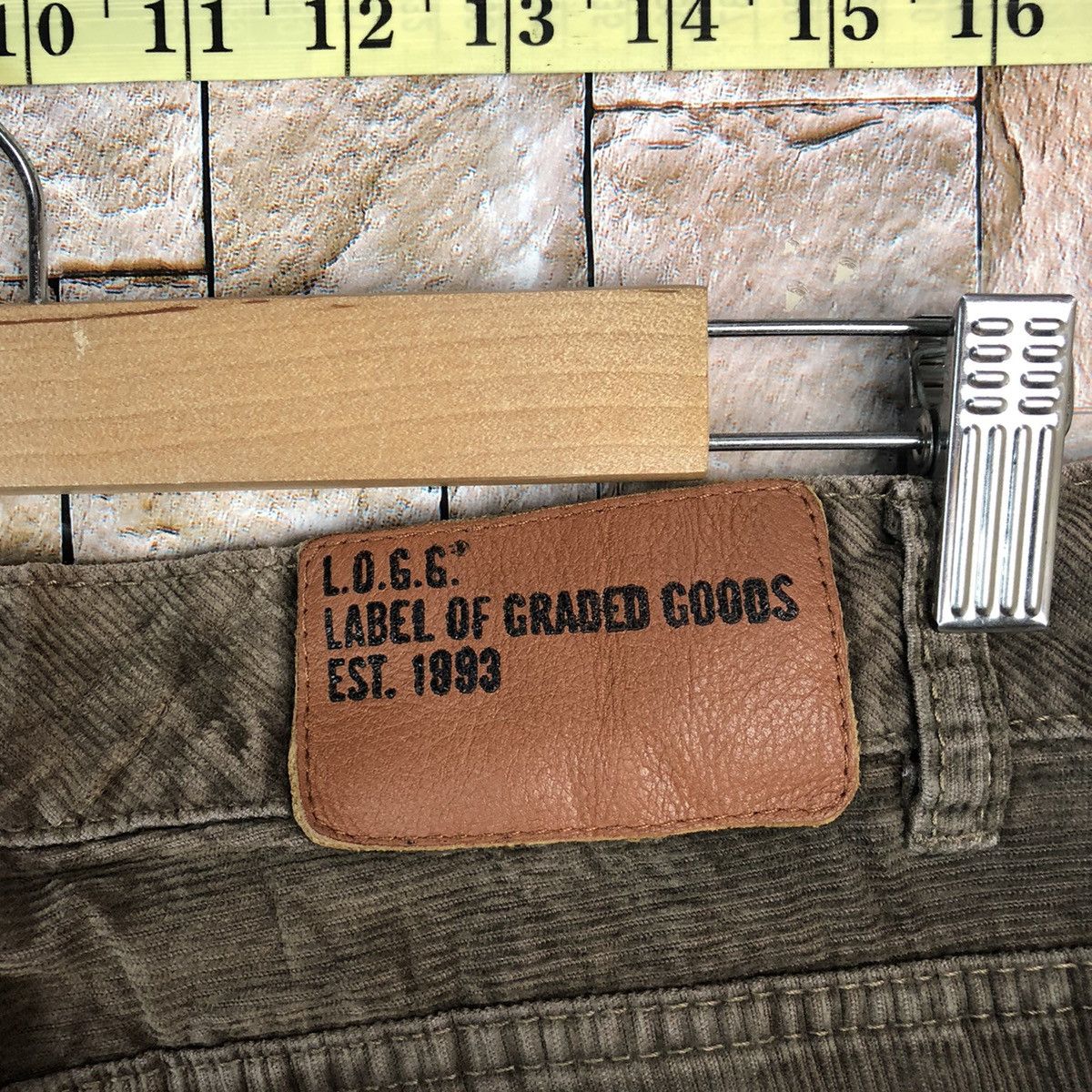 L.O.G.G. L.O.G.G Brown Conduroy Casual Pants #A647 Size US 33 - 17 Thumbnail