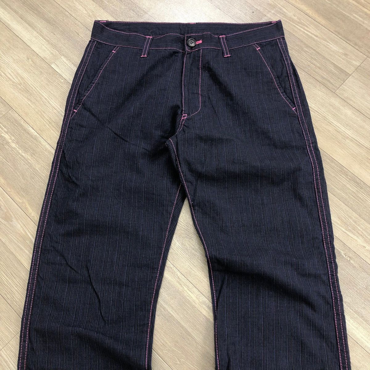 Junya Watanabe AD2005 Comme des garcons Homme CDG Striped Pants Size US 31 - 2 Thumbnail