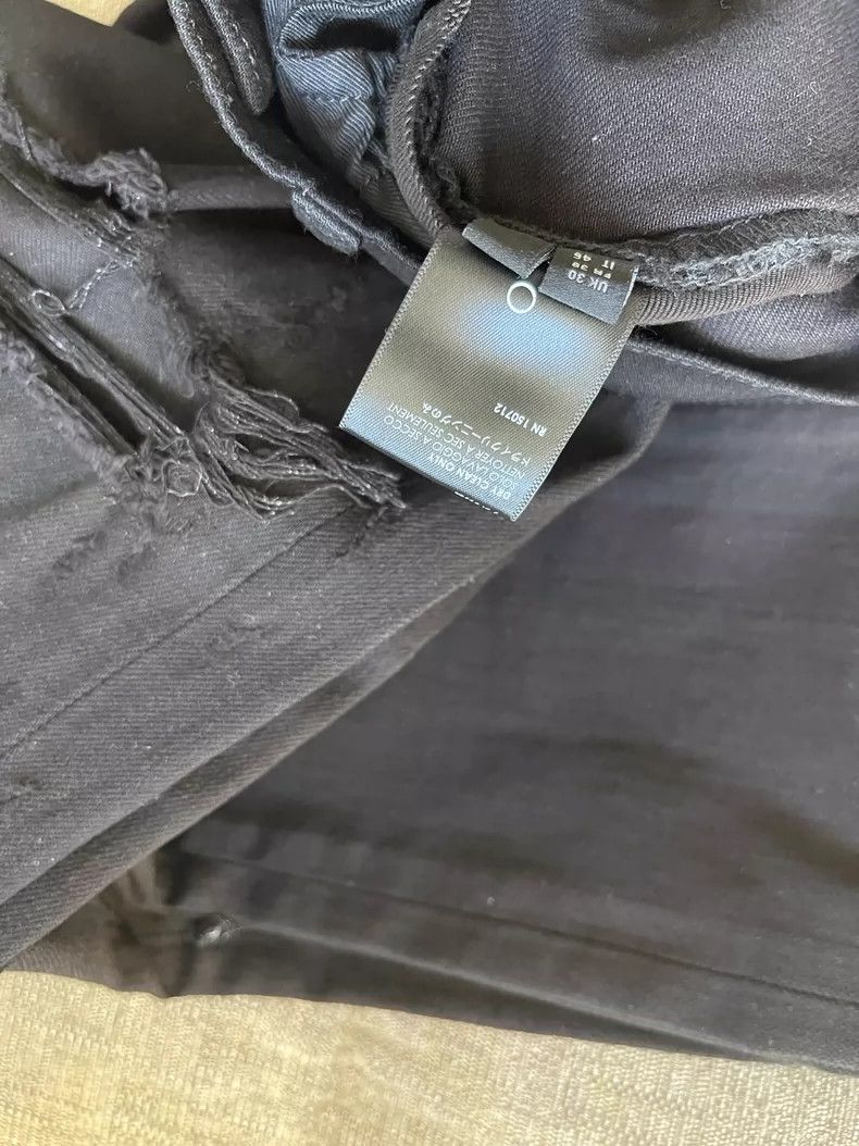 Amiri Amiri Knife-cut jeans black big destruction 2501-Nextarrow Size US 30 / EU 46 - 4 Thumbnail