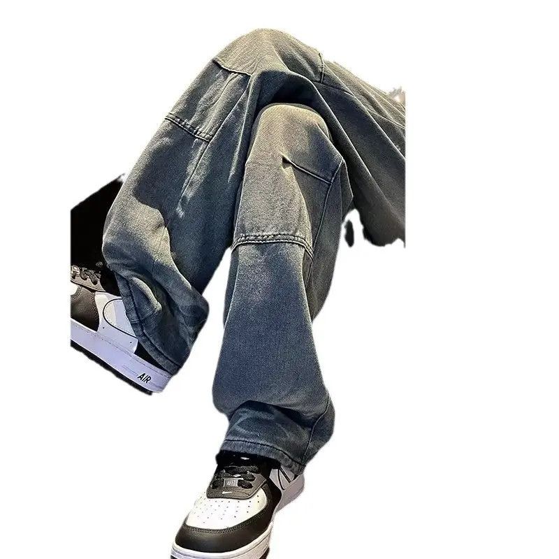 Japanese Brand × Jean Retro loose casual high street jeans Size US 32 / EU 48 - 4 Thumbnail