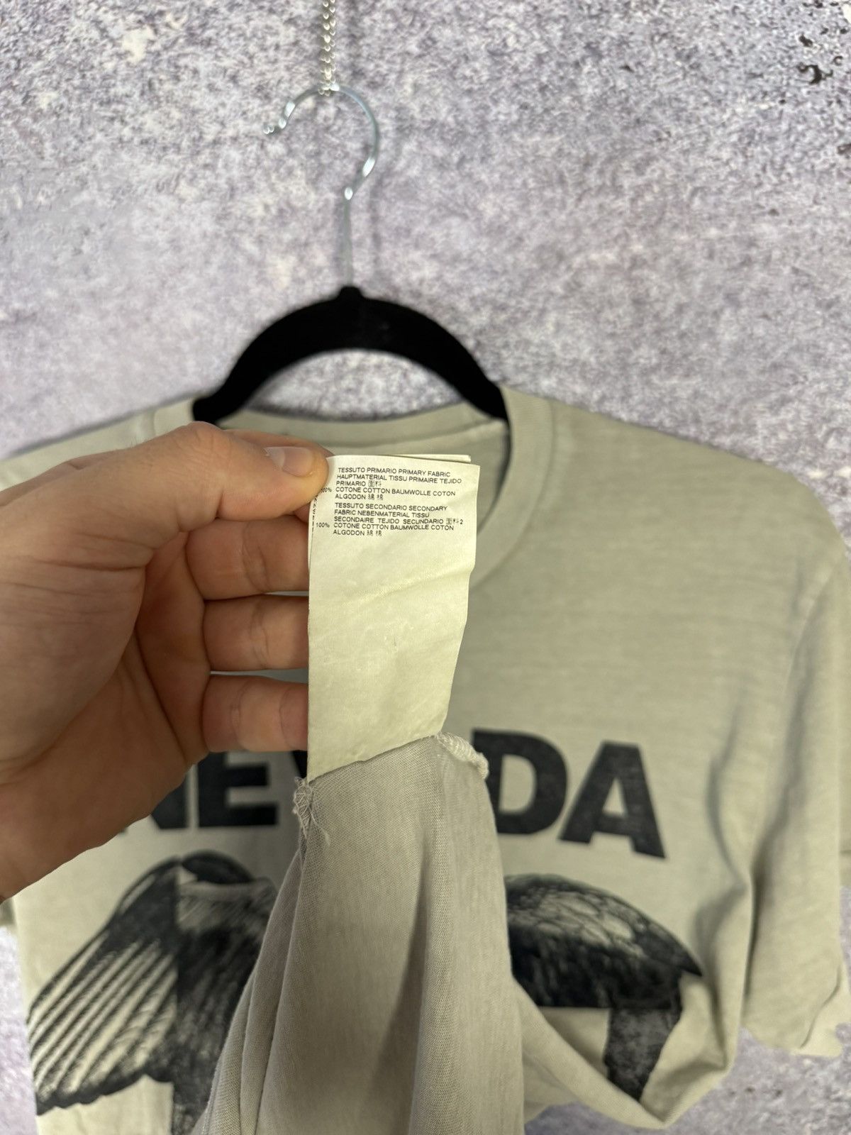 Dsquared2 DSQUARED2 T-Shirt Nevada Print Beige Small Men’s Size US S / EU 44-46 / 1 - 13 Thumbnail