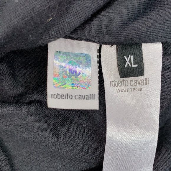 Roberto Cavalli Roberto Cavalli Sport Zip-Up Track Jacket in Black Size US XL / EU 56 / 4 - 14 Thumbnail