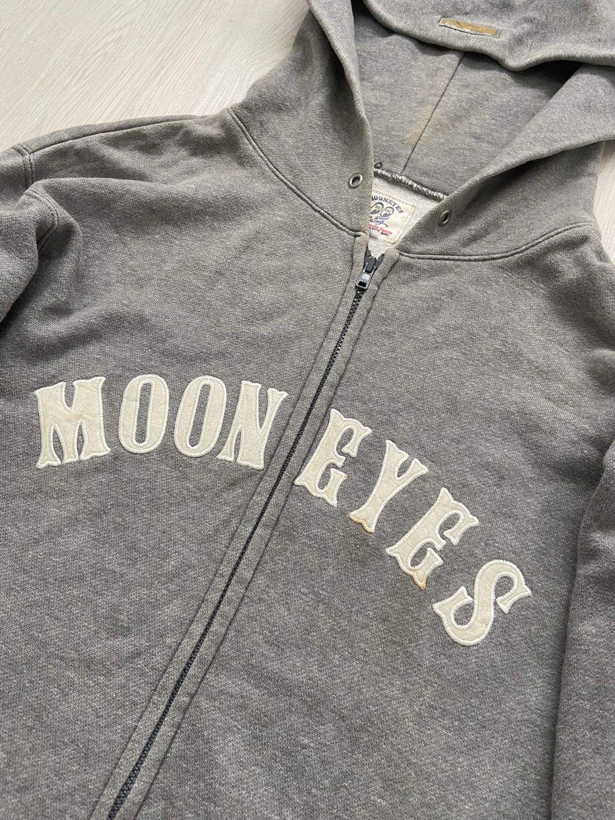 Sports Specialties Vintage Mooneyes Embroidery Spell Out Hoodie Jacket Size US M / EU 48-50 / 2 - 2 Thumbnail
