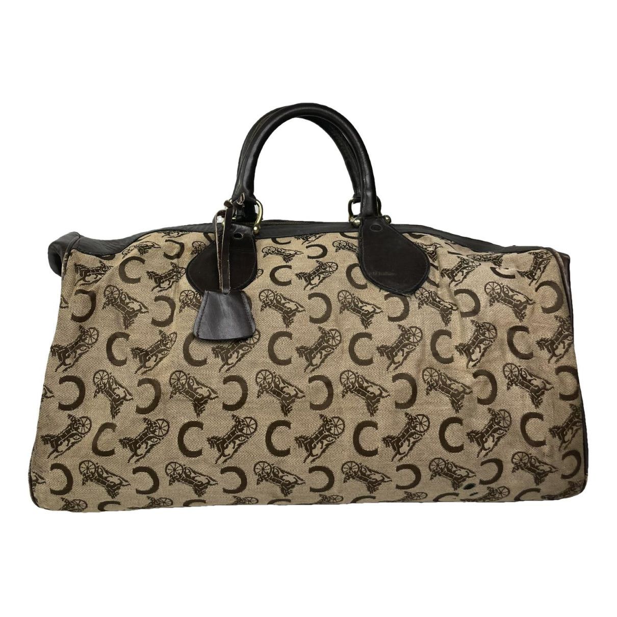 Celine Brown Cotton Travel Bag Size ONE SIZE - 1 Thumbnail