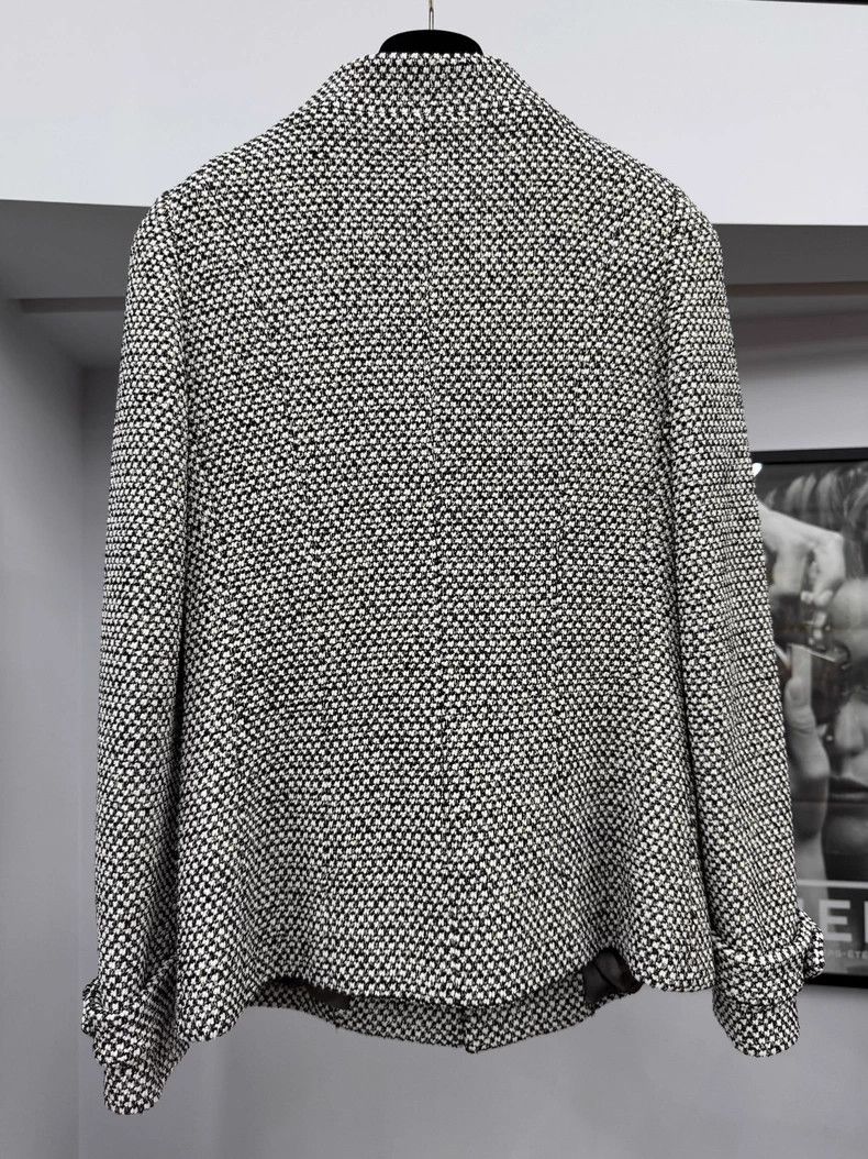 Chanel Chanel Mumbai series small stand-up collar gem button twee Size XS / US 0-2 / IT 36-38 - 3 Thumbnail