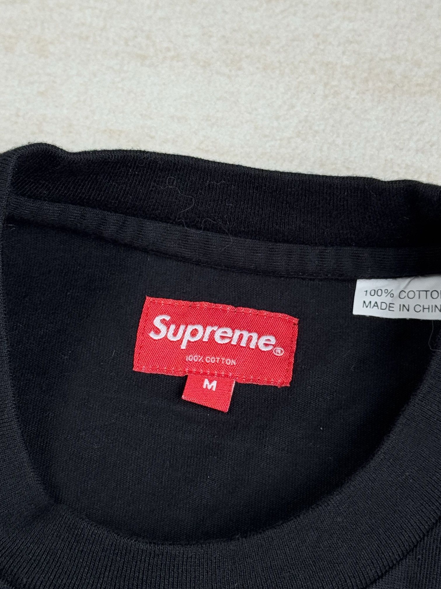 Supreme embroidered logo tee Size US M / EU 48-50 / 2 - 3 Thumbnail