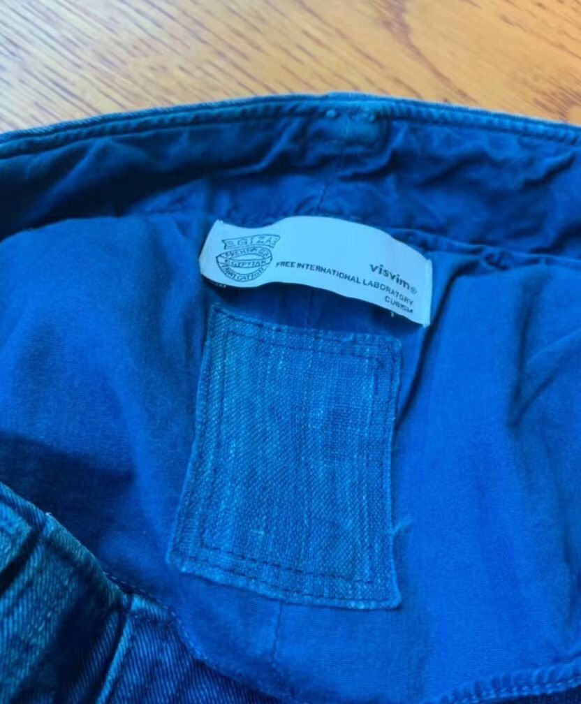 Visvim VISVIM GIZA ICT blue dyed cropped pants2412-Nextarrow Size US 30 / EU 46 - 8 Thumbnail