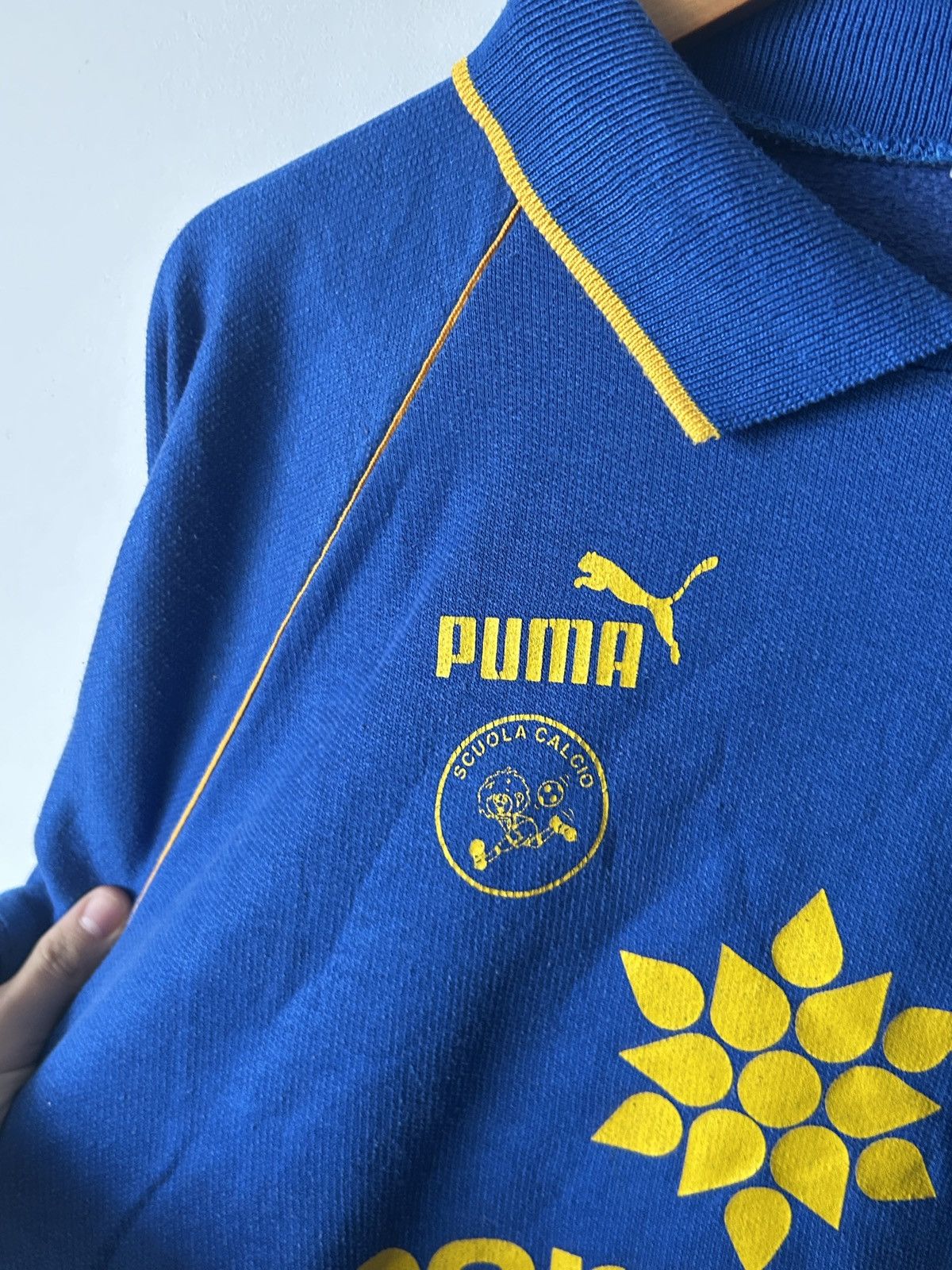 Puma × Vintage Very Rare Vintage Puma 1996/1997 Parma Training Jersey Size US L / EU 52-54 / 3 - 3 Thumbnail