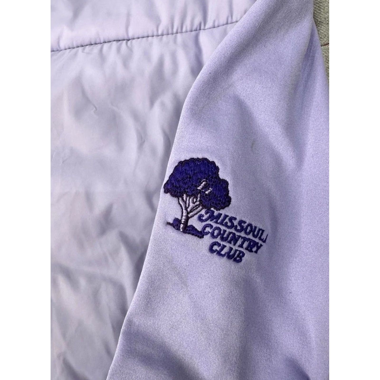 Vintage Sun Mountain Women's Medium Purple Hooded Zip Jacket Size M / US 6-8 / IT 42-44 - 3 Thumbnail