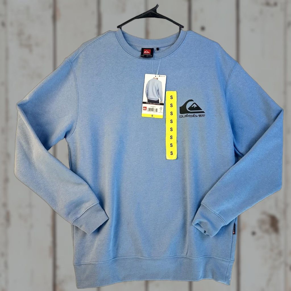 Quiksilver Quiksilver Sweatshirt Mens S Pullover Blue Graphic Print NWT Crew Neck Skater Surf Shirt Size US S / EU 44-46 / 1 - 1 Thumbnail