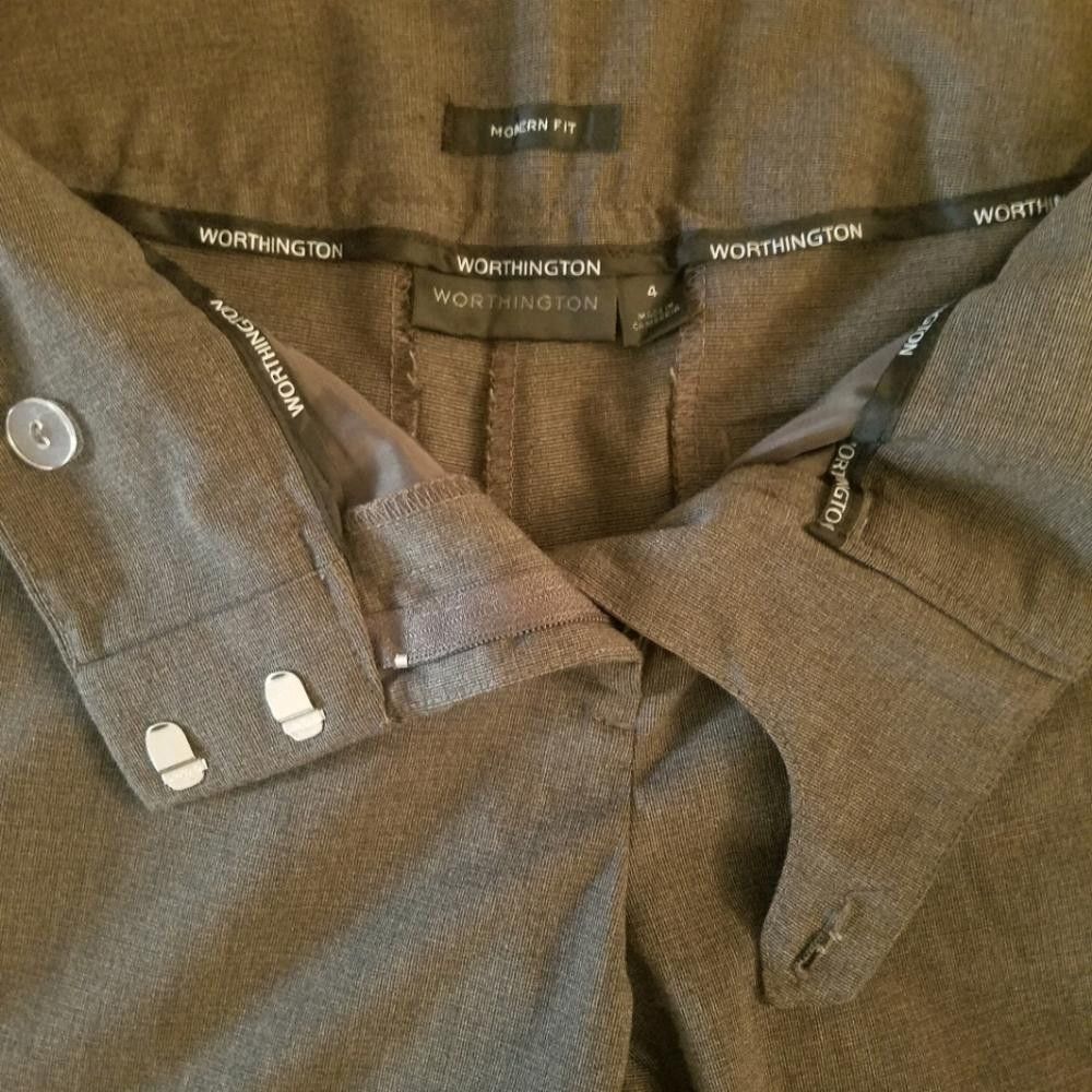 Worthington Worthington Modern Fit Trousers Size 4 Size 27" / US 4 / IT 40 - 3 Thumbnail