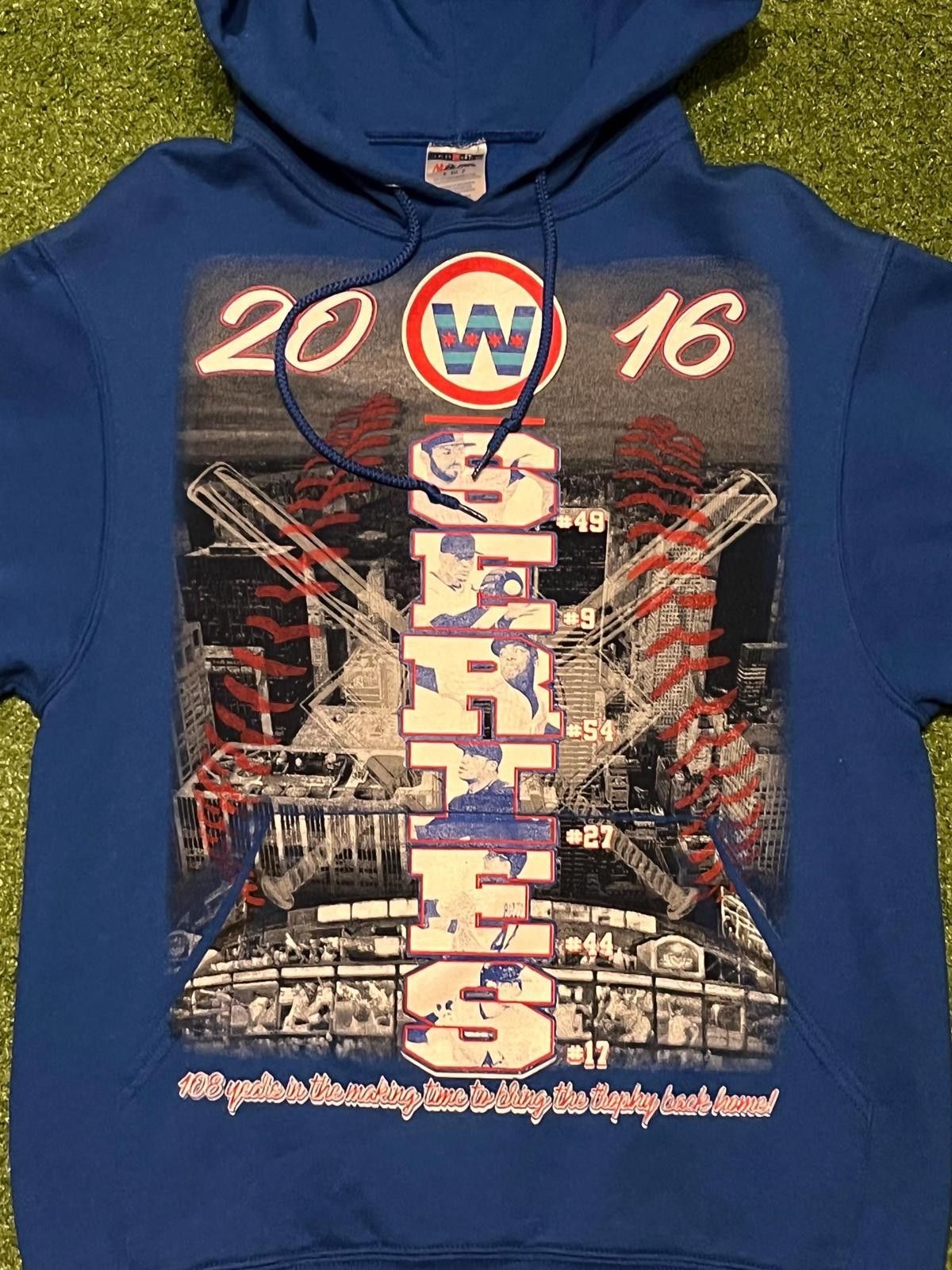 Other Chicago Cubs 2016 World Series Hoodie Size ONE SIZE - 5 Thumbnail