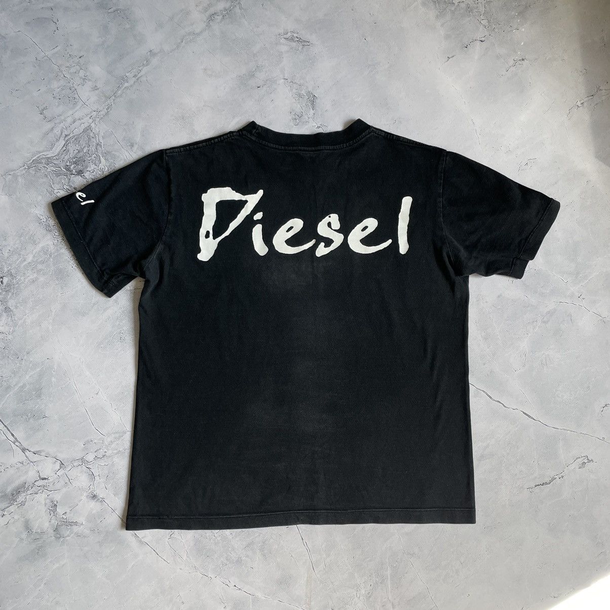 Diesel × Vintage Diesel Vintage Printed Tshirt 90s Size US L / EU 52-54 / 3 - 2 Thumbnail