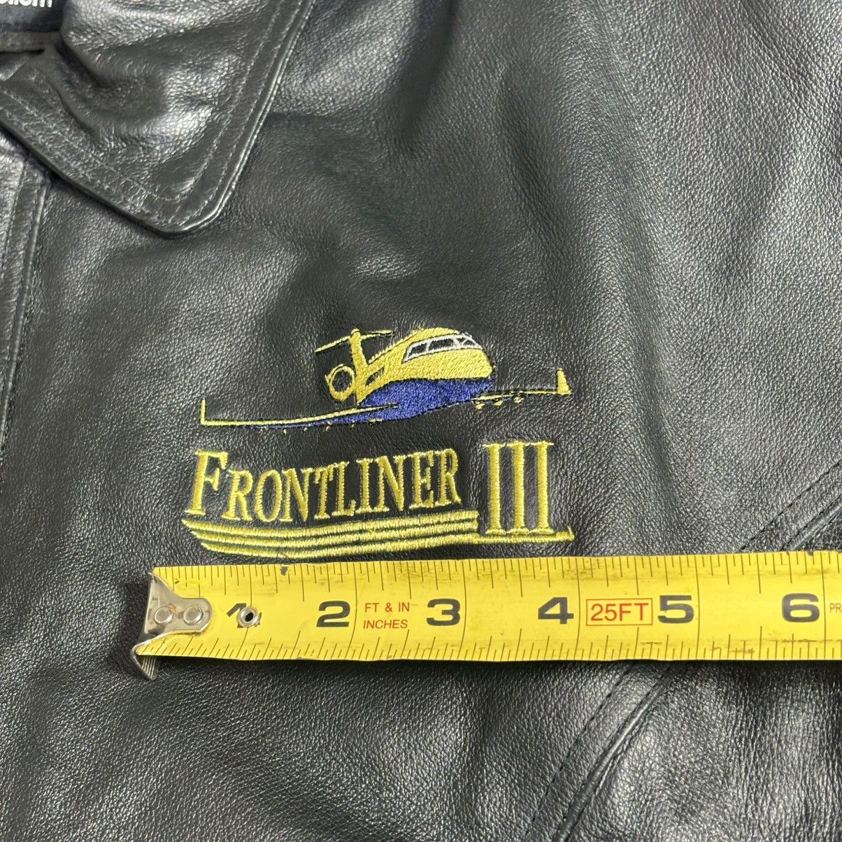 Oscar Piel Oscar Piel Frontliner III Morris Cerullo Leather Jacket Size US XL / EU 56 / 4 - 5 Thumbnail