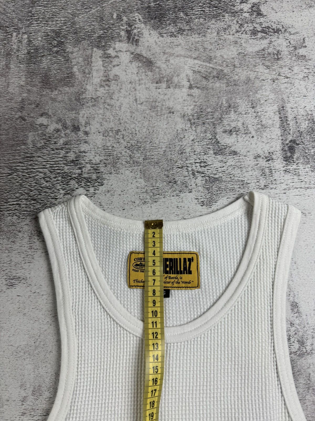 Corteiz Corteiz Alcatraz Waffle Tank Top Sleeveless Jersey T Shirt Size US S / EU 44-46 / 1 - 12 Thumbnail