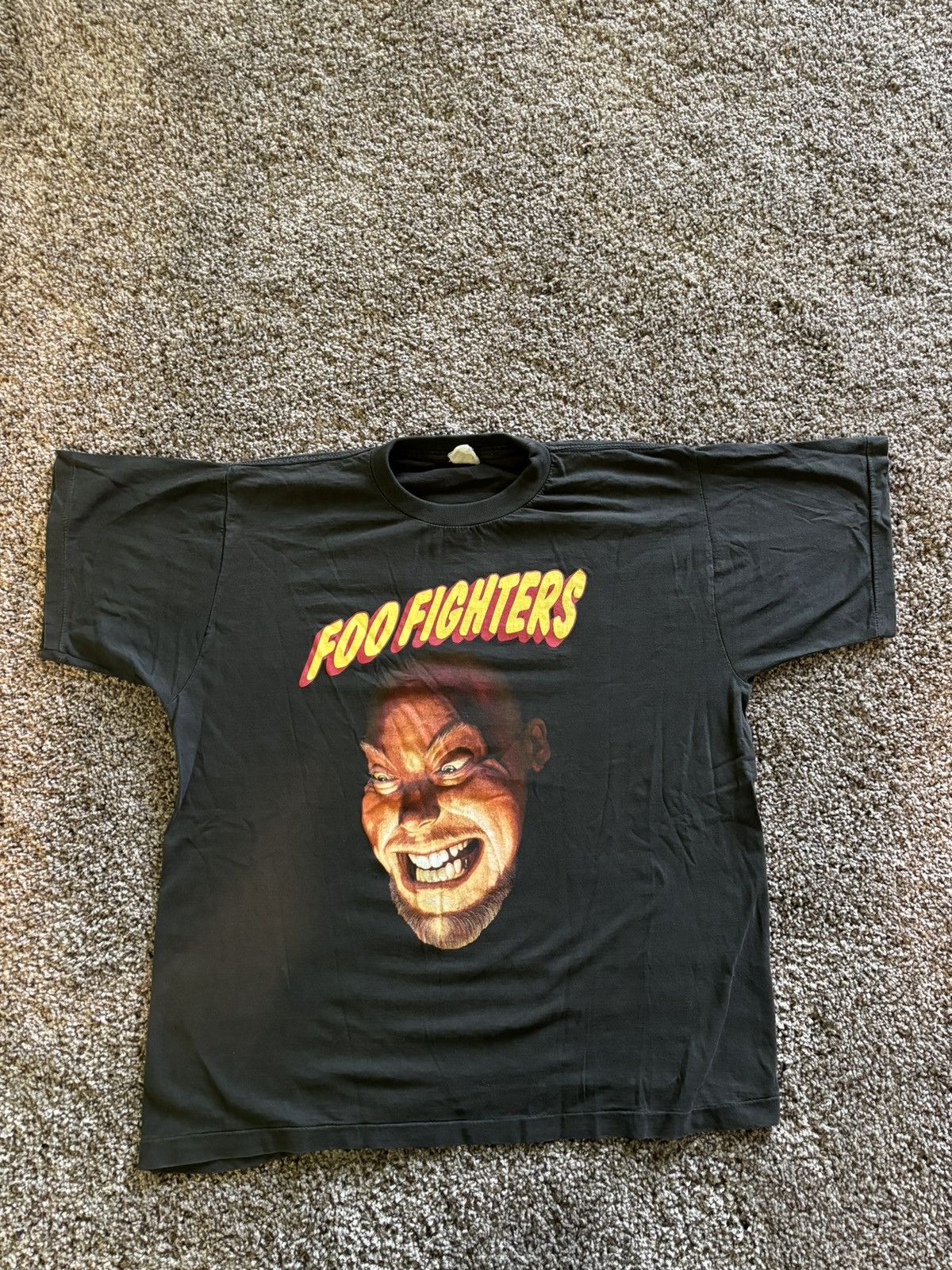 image of Vintage Foo Fighter Tee in Black, Men's (Size Small)