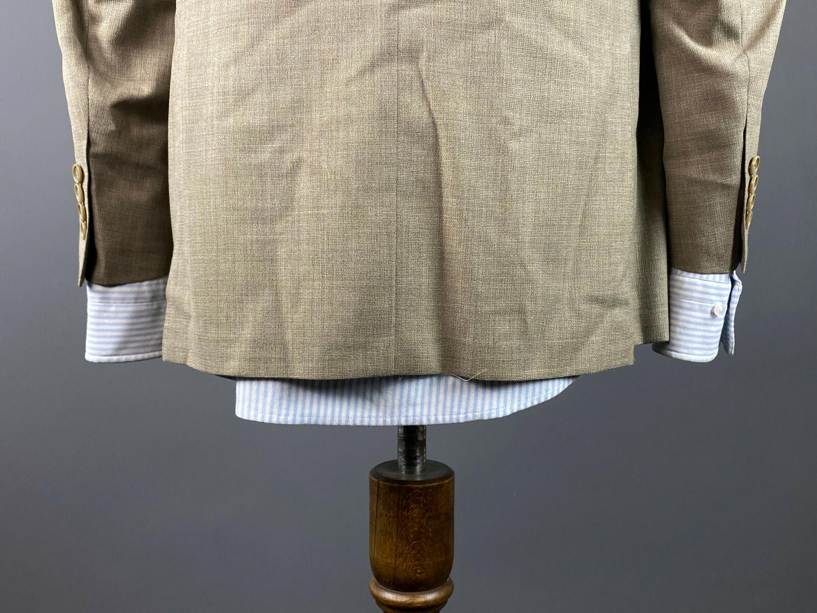 Designer Hangartner Zurich Beige Wool Blazer Jacket Size 52 Size US M / EU 48-50 / 2 - 8 Thumbnail