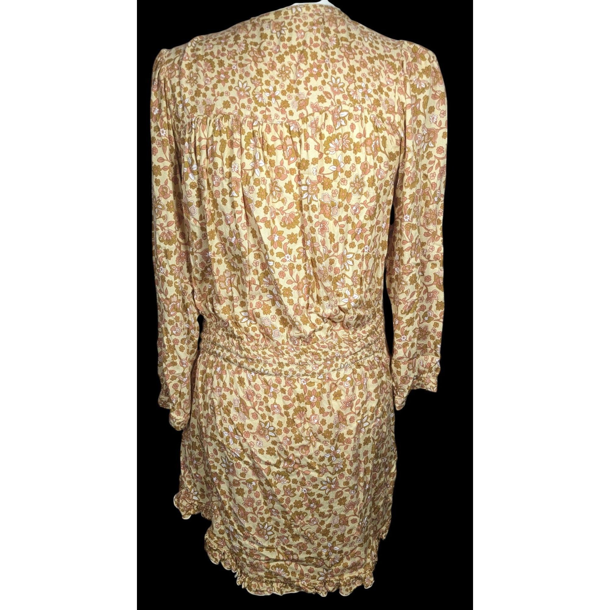 Other Barefoot Blonde Joni Play Dress Neutral Floral With Drawstri Size S / US 4 / IT 40 - 2 Thumbnail