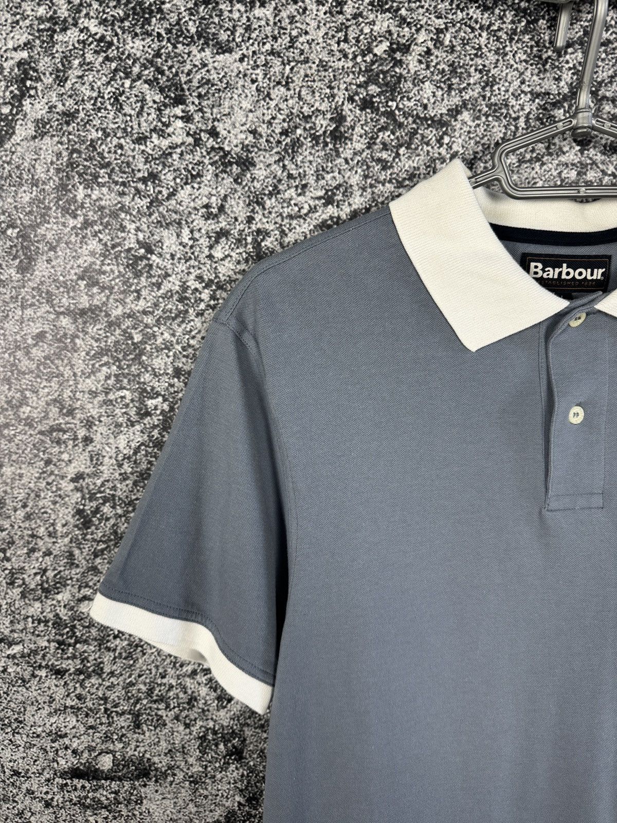 Barbour Men’s Barbour Cotton Short Sleeve Polo Shirt Luxury Size L Size US L / EU 52-54 / 3 - 3 Thumbnail
