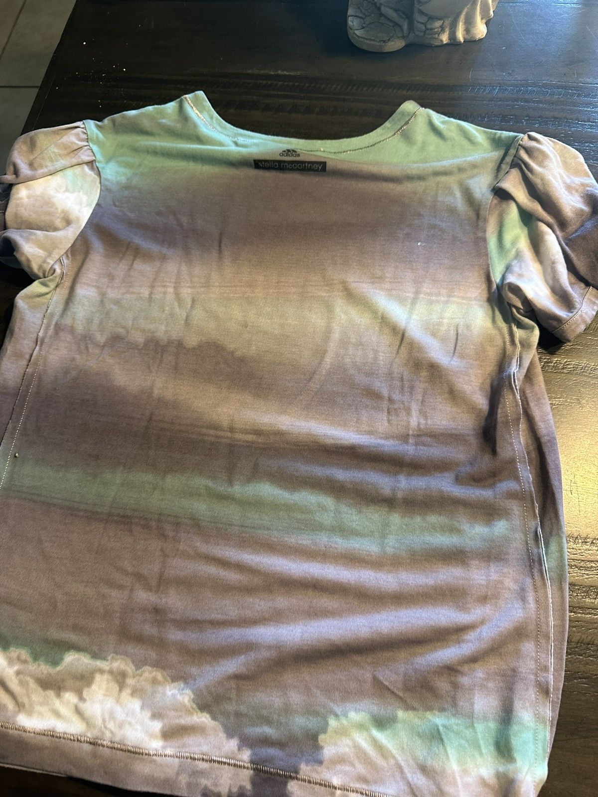 Stella McCartney Stella McCartney Green and Grey Addias Shirt Size S / US 4 / IT 40 - 7 Thumbnail