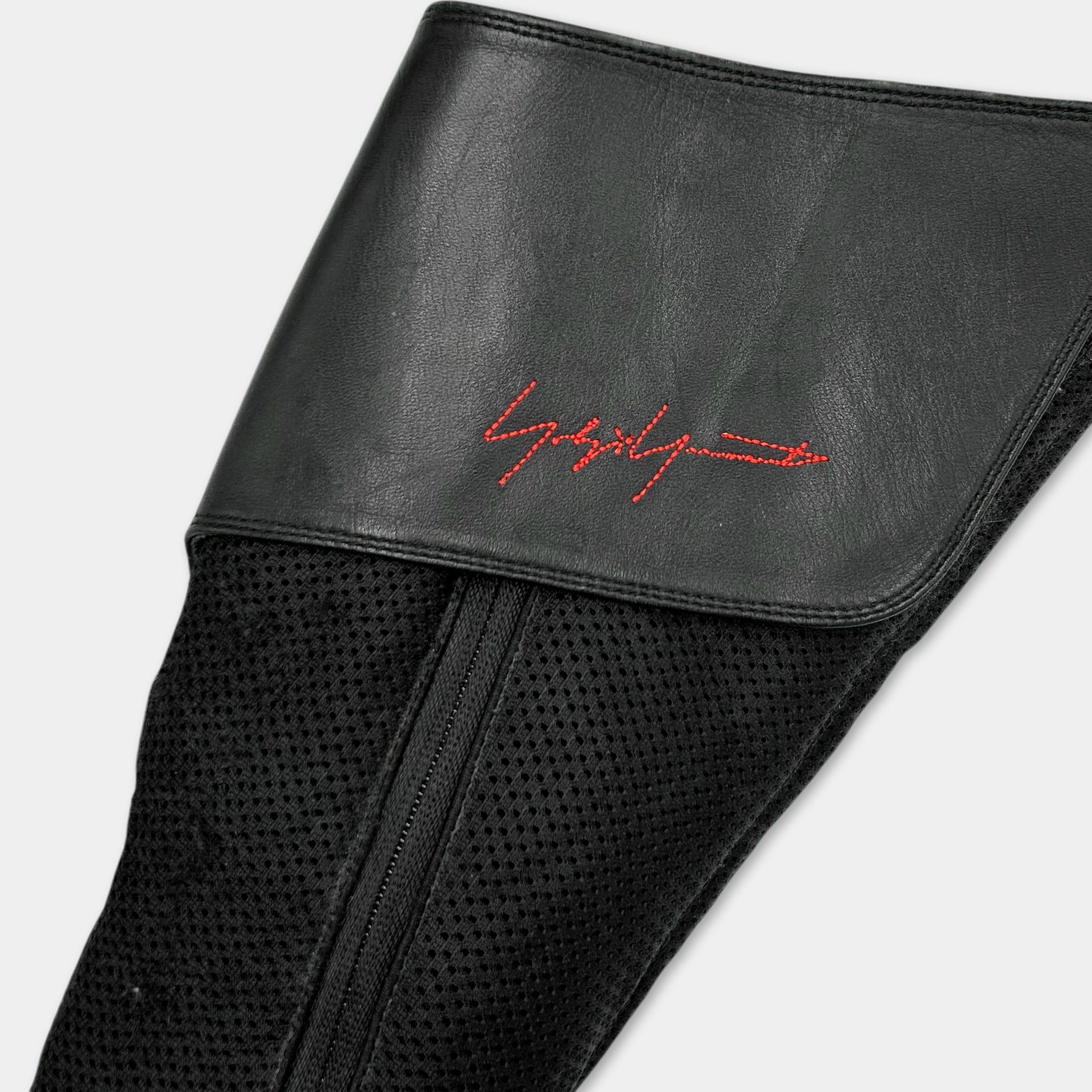 Yohji Yamamoto Adidas x Y-3 Yohji Yamamoto "Regu" Mesh High-Top Knee Boots Size US 7.5 / IT 37.5 - 6 Thumbnail