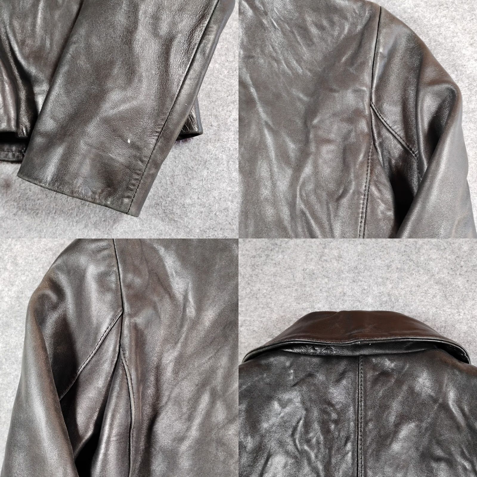 Ann Taylor Ann Taylor Leather Jacket Size S / US 4 / IT 40 - 9 Thumbnail
