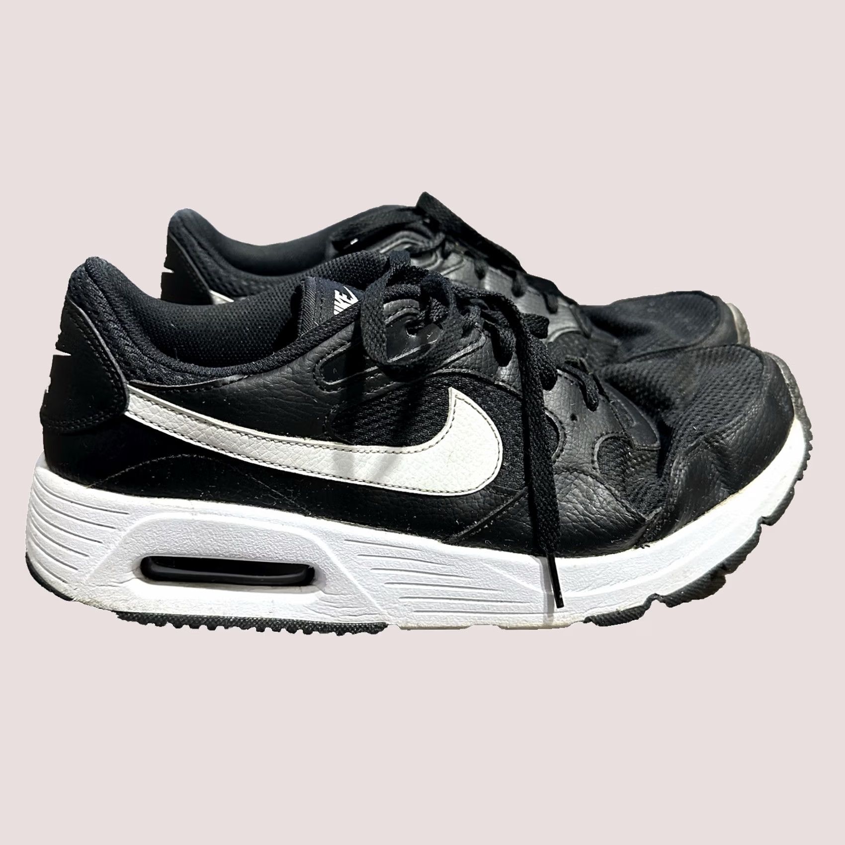 Nike Air Max 1 NBY Men\'s Size 13 Black Leather Silver Athletic Shoes FQ8790 900 Men main image 4