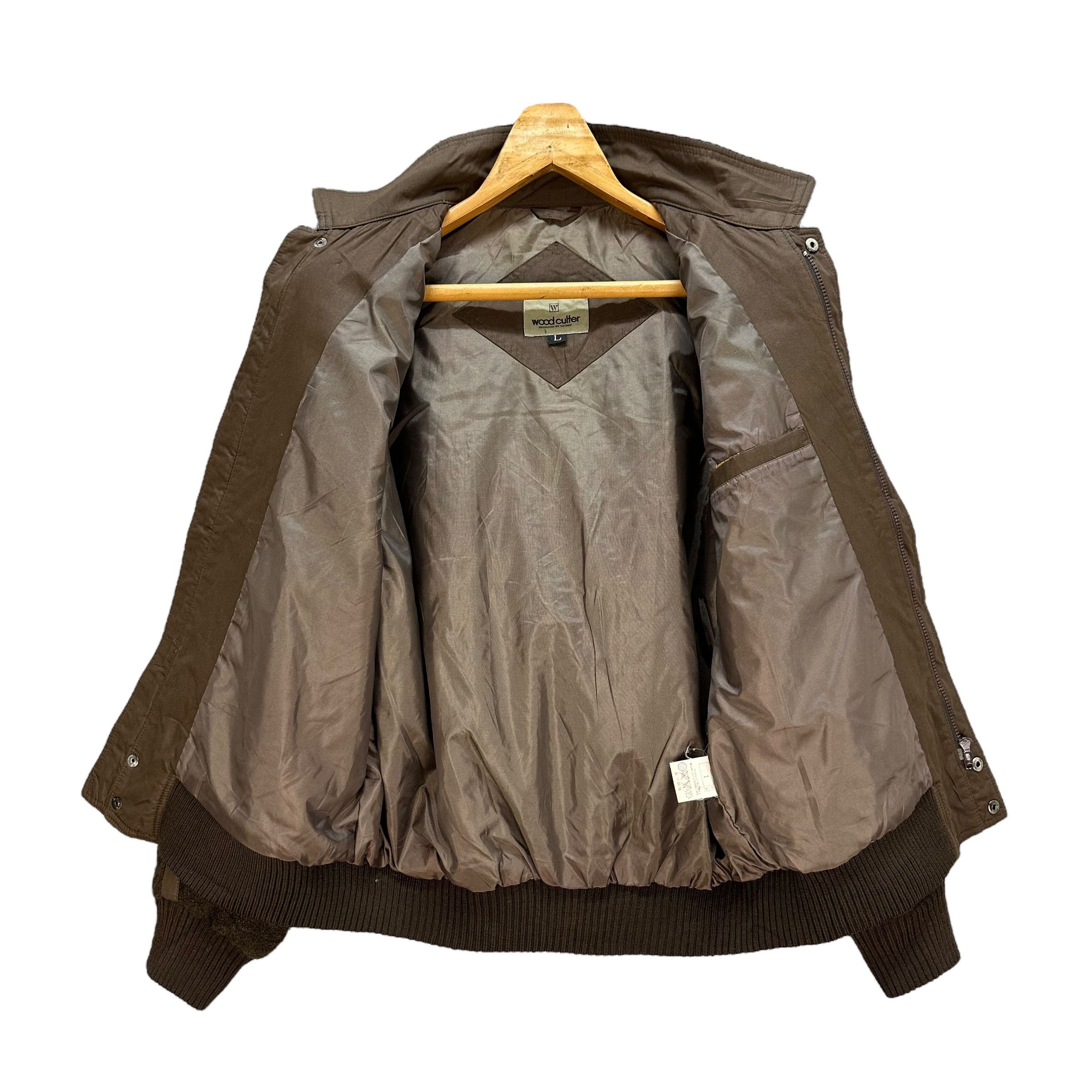Japanese Brand WOOD CUTTER Brown Casual Jacket #A21-0495 Size US L / EU 52-54 / 3 - 8 Thumbnail