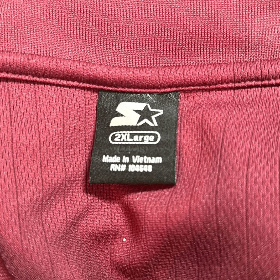 Starter Starter Team Polo Shirt 2XL Men Short Sleeve Burgundy Red College Polo Size US XXL / EU 58 / 5 - 5 Thumbnail