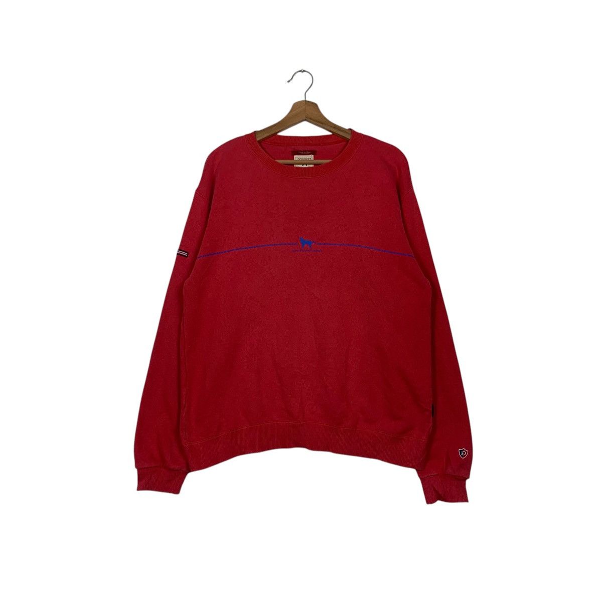 Vintage DOG DEPT Santa Monica Red Crewneck Sweatshirt #2421-C108 Size US M / EU 48-50 / 2 - 1 Thumbnail