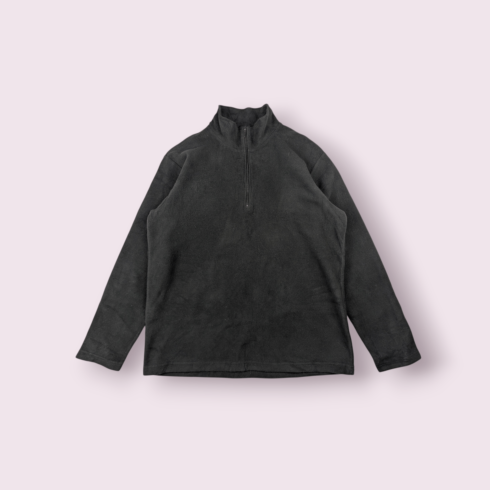 Uniqlo Vintage 90's UNIQLO Dark Grey Fleece Jumper Sweatshirt Size US L / EU 52-54 / 3 - 1 Thumbnail