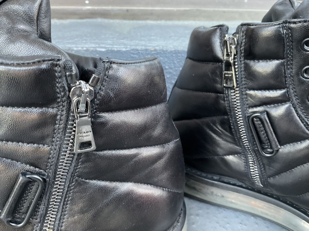Prada Prada “Levitate” Quilted Sneaker- Black Leather, Sz 11 Size US 11 / EU 44 - 10 Thumbnail