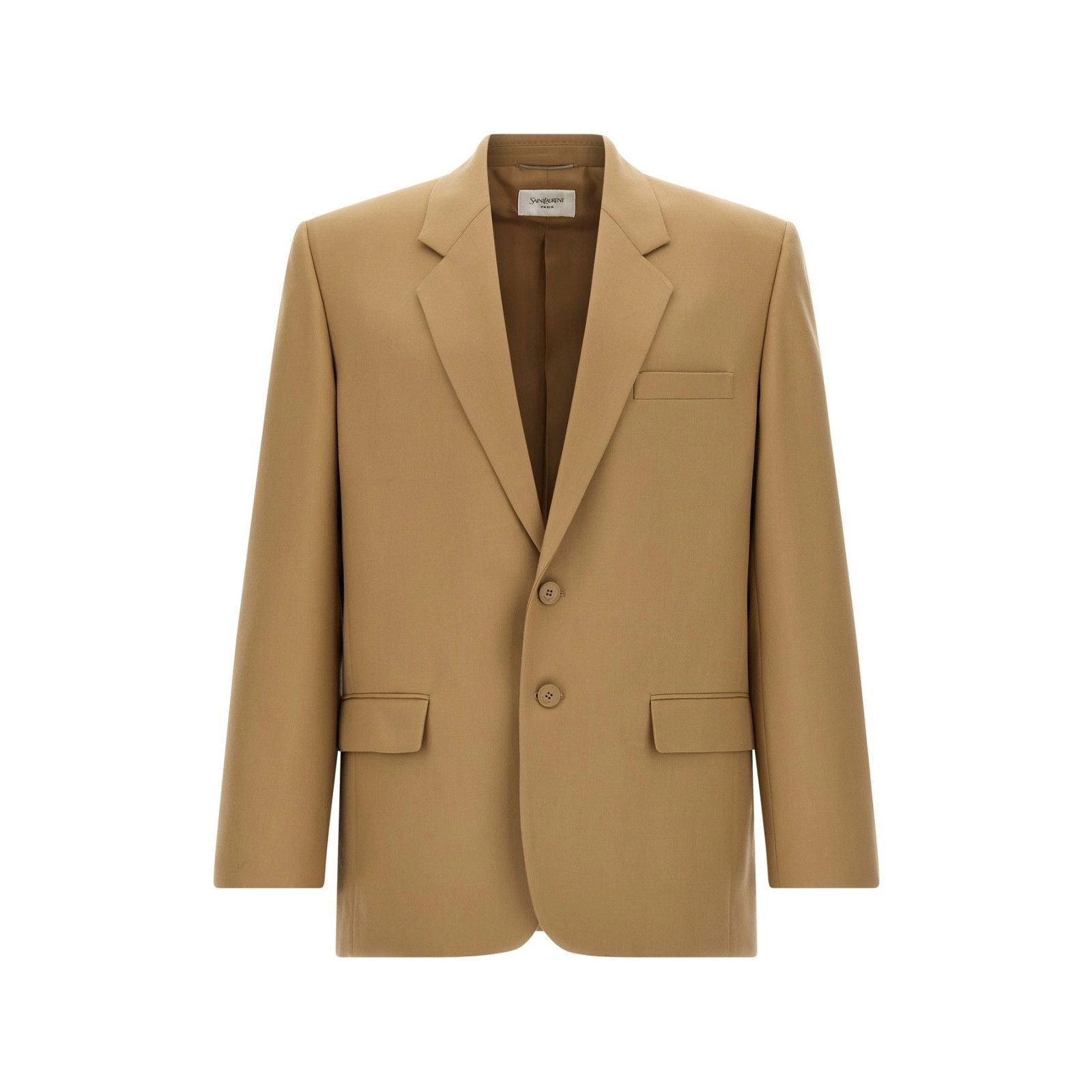Saint Laurent Paris SAINT LAURENT Beige Wool Blazer Jacket New & Authentic (Men' Size US L / EU 52-54 / 3 - 1 Thumbnail