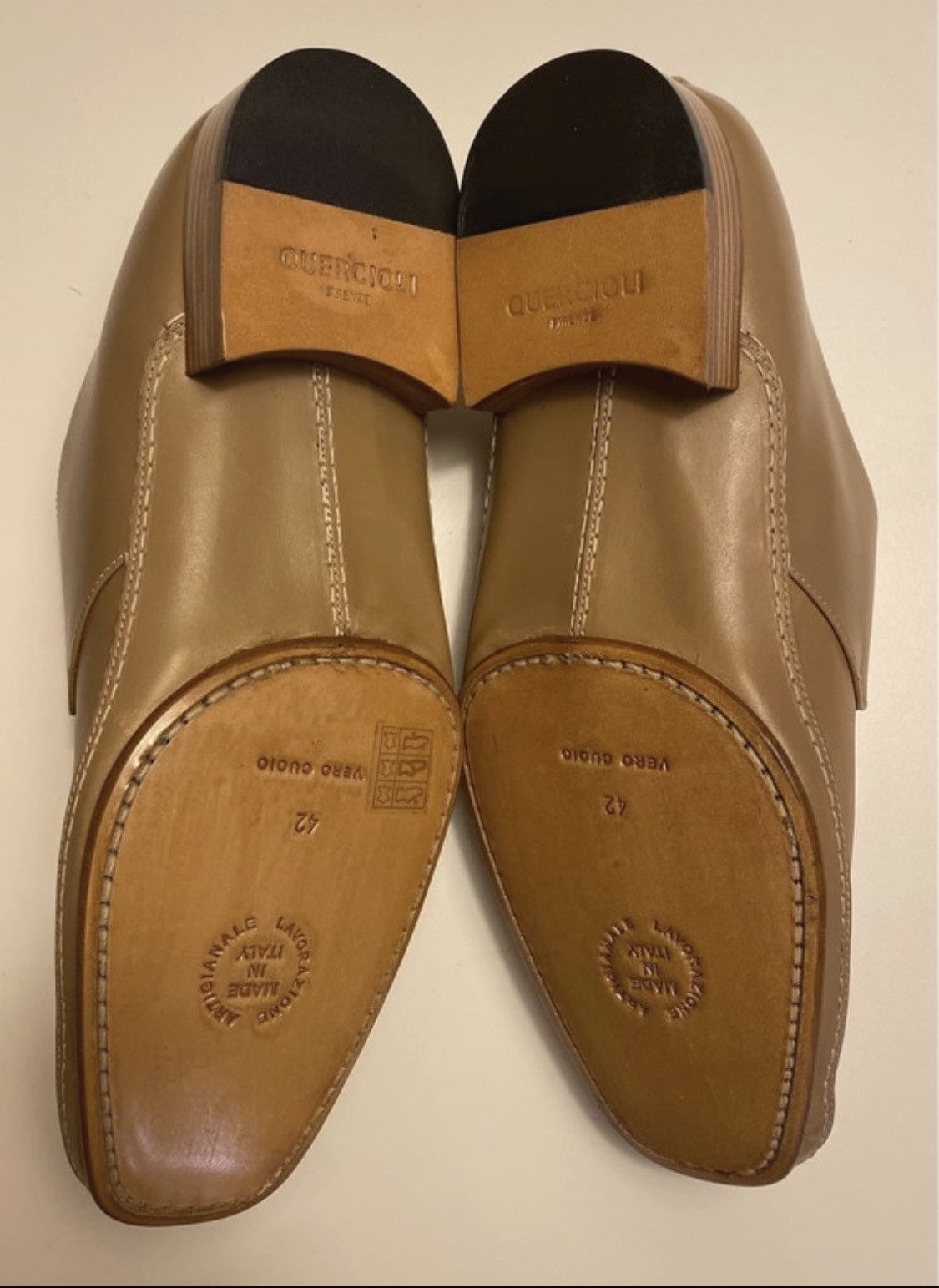Quercioli Monk shoe in smooth leather Size US 9.5 / EU 42-43 - 1 Thumbnail