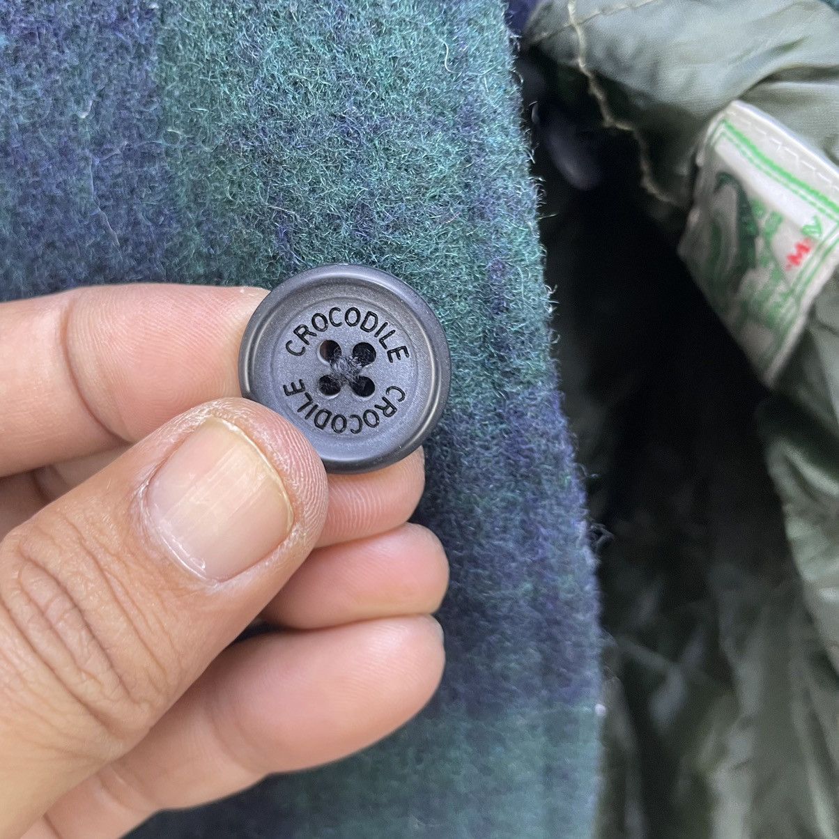 🔥Vintage Crocodile Plaid Tartan Jacket
