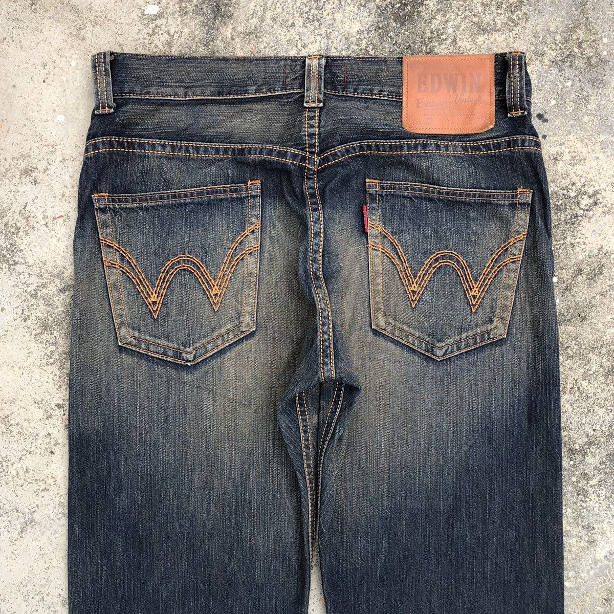 Edwin Vintage Edwin XV Rusty Distressed Denim Pants Size US 34 / EU 50 - 8 Thumbnail