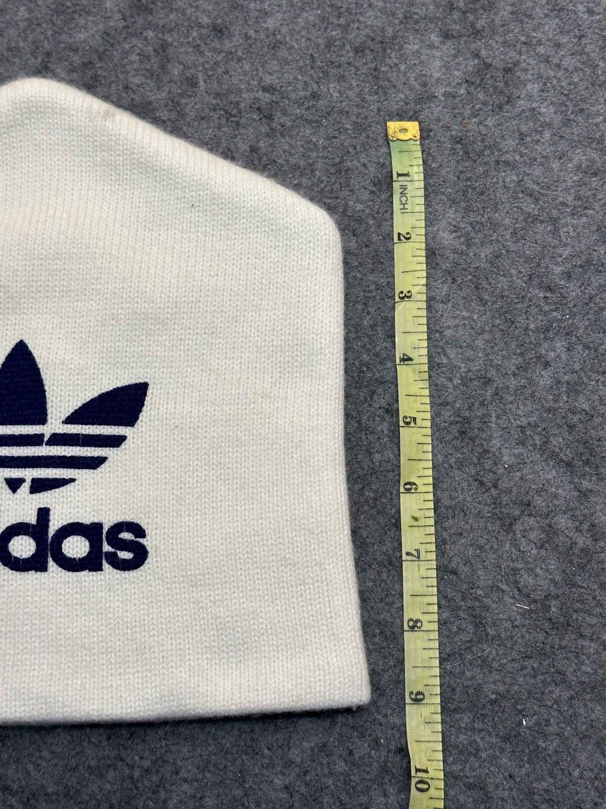 Adidas Adidas Originals white trefoil beanie y2k Size ONE SIZE - 11 Thumbnail