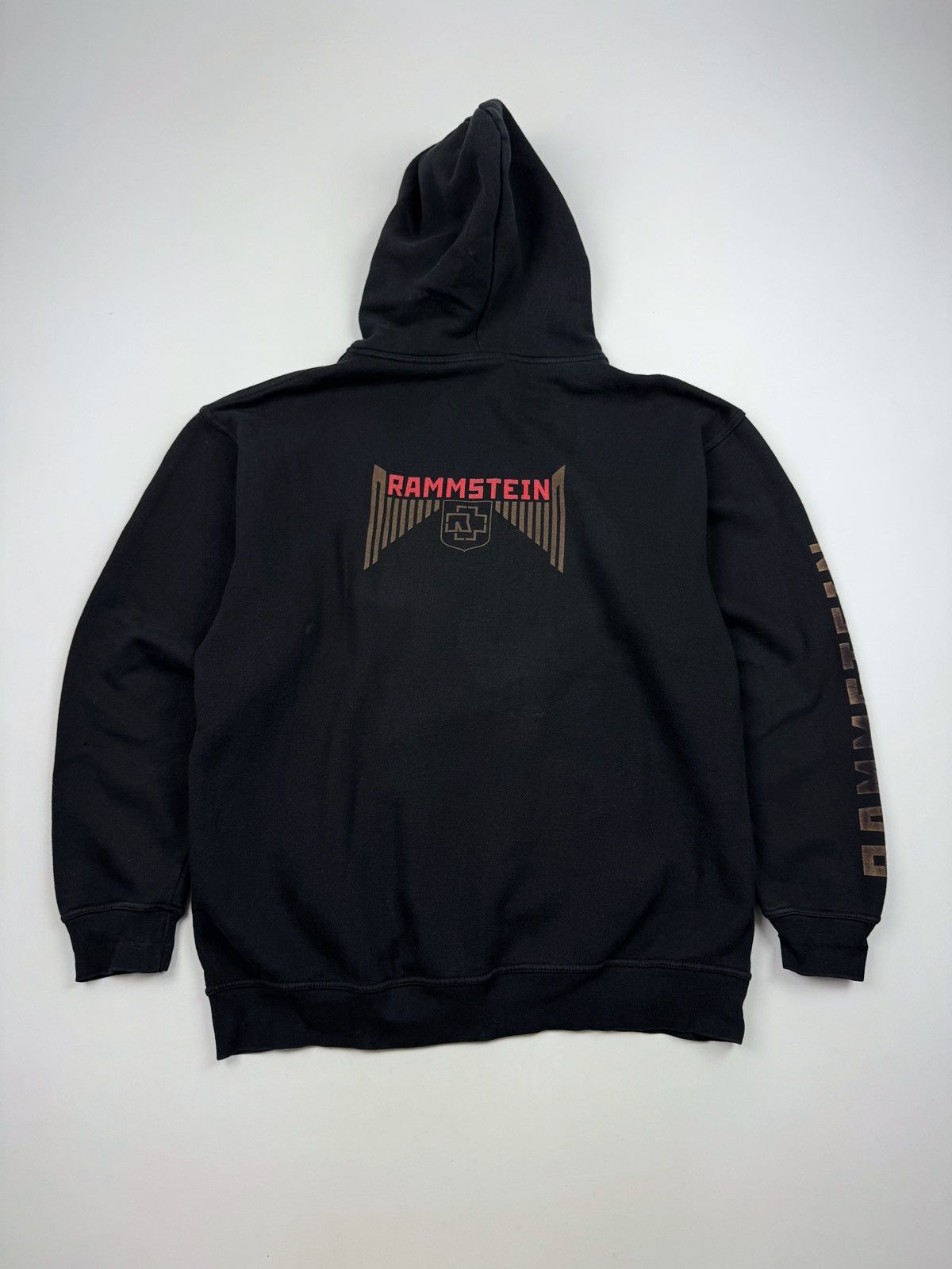 Band Tees × Vintage Y2K Vintage Rammstein Germany Graphic Hoodie Size US XXL / EU 58 / 5 - 11 Thumbnail