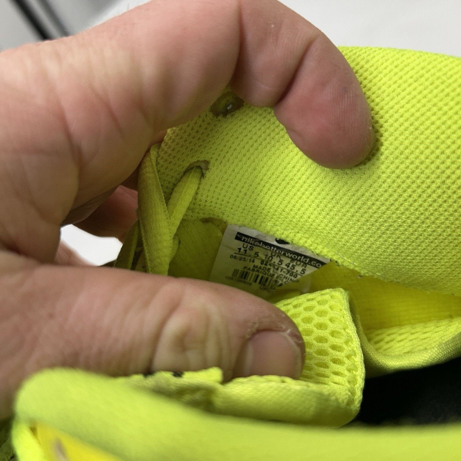 Nike Nike Foamposite Pro “Volt/Neon Green” 624041-700 Size US 11.5 / EU 44-45 - 8 Thumbnail