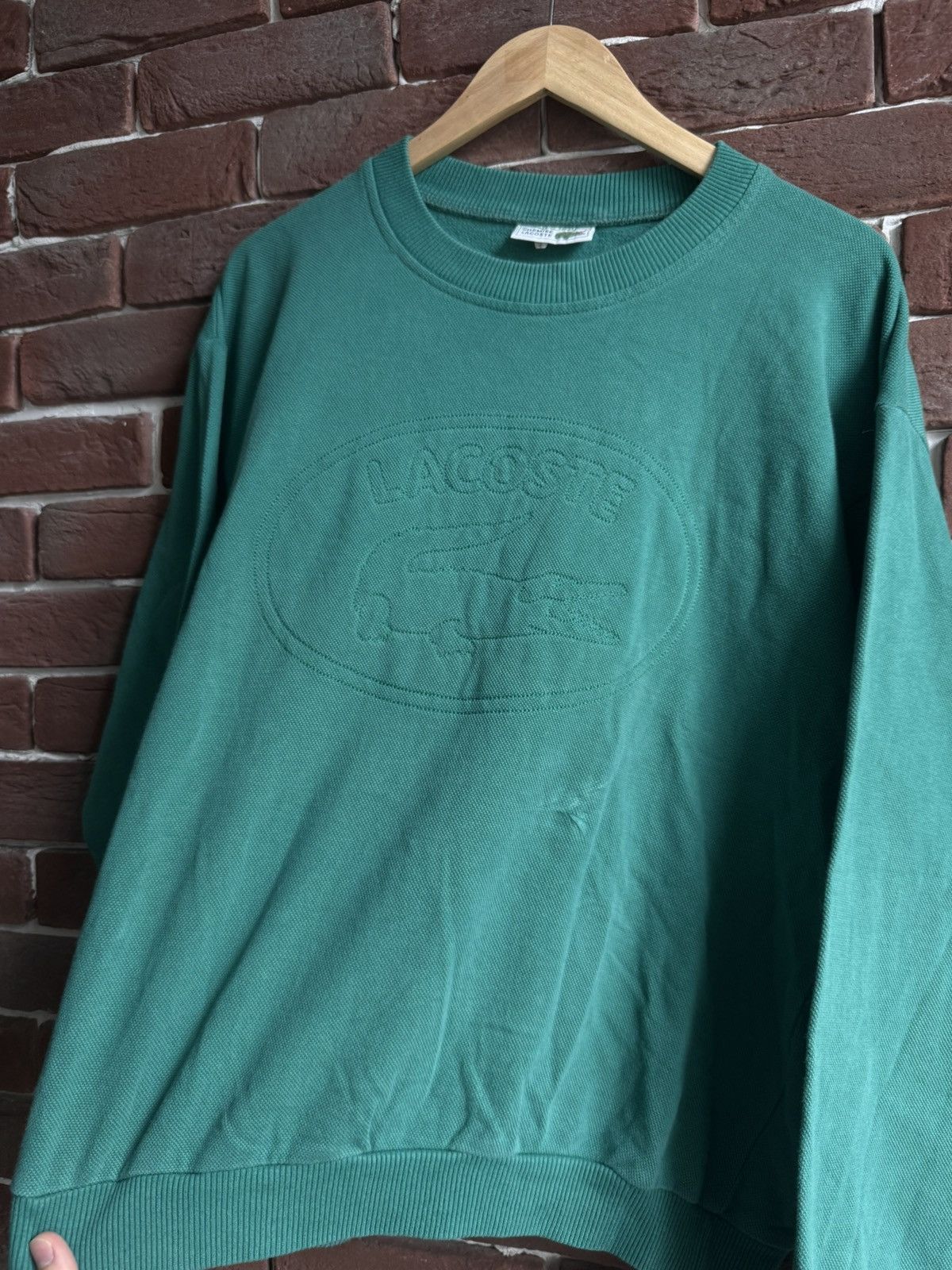 Lacoste Lacoste Vintage Sweater Crewneck Big Logo 90s Hype Rare M Size US M / EU 48-50 / 2 - 4 Thumbnail