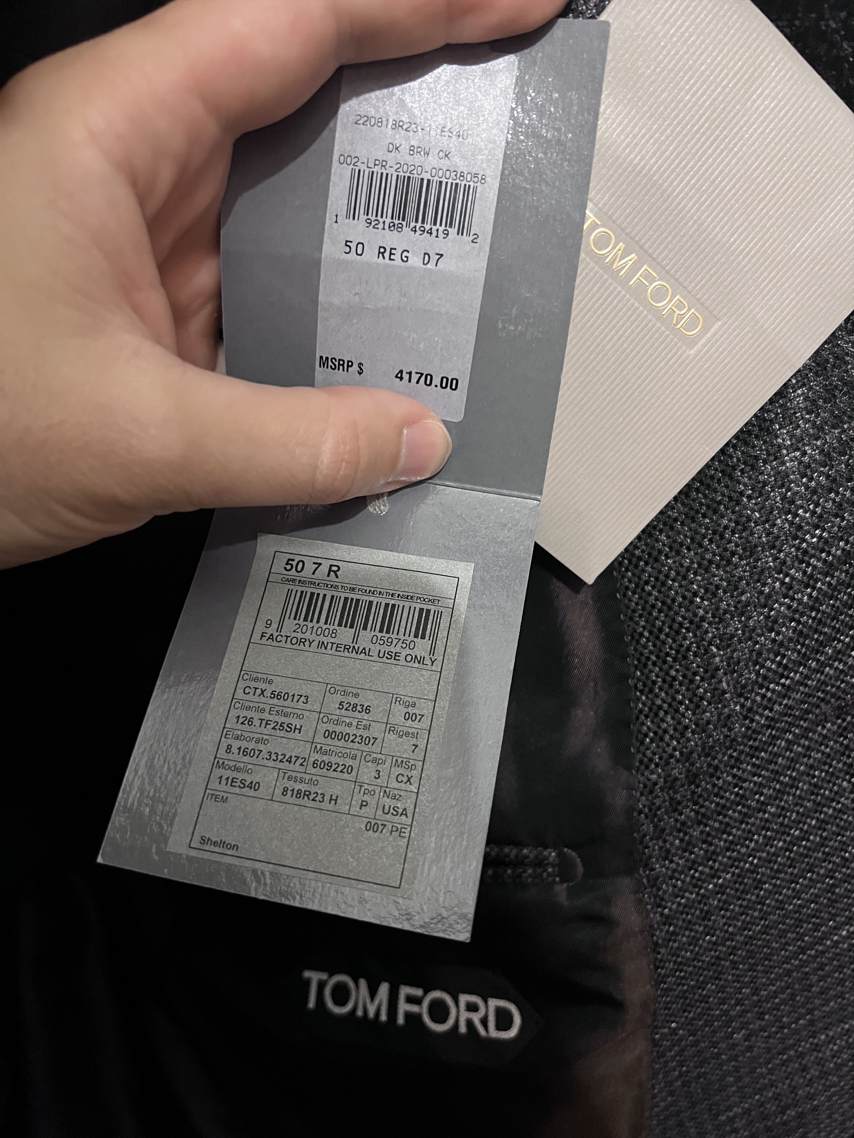 Tom Ford Tom Ford new never worn Blazer Size 50R - 14 Thumbnail