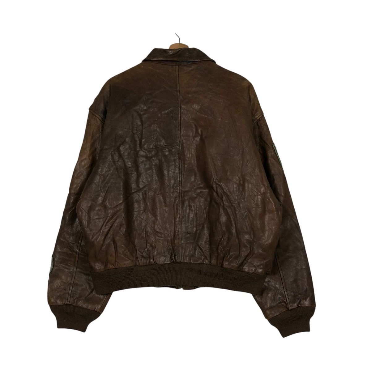 Avirex 🔥VINTAGE AVIREX GENUINE LEATHER JACKET AMERICAN CLASSIC USA Size US M / EU 48-50 / 2 - 11 Thumbnail
