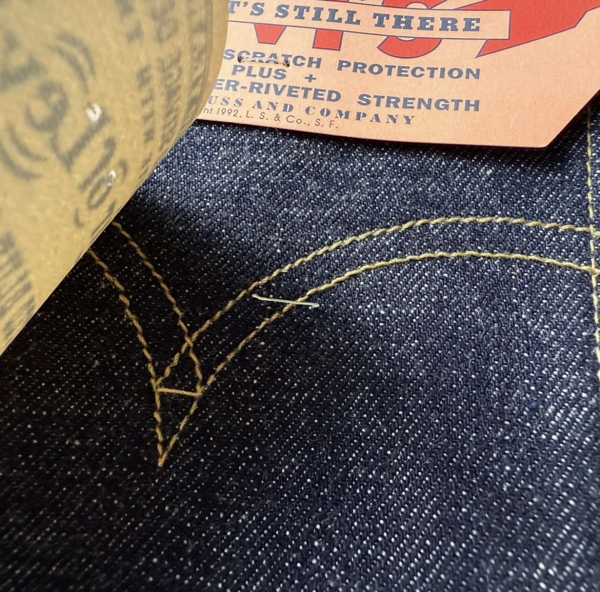 Levi's Vintage Clothing VERY RARE OG 1998 LEVI 702XX 1930’s REPRODUCTION DENIM Size US 36 / EU 52 - 2 Thumbnail