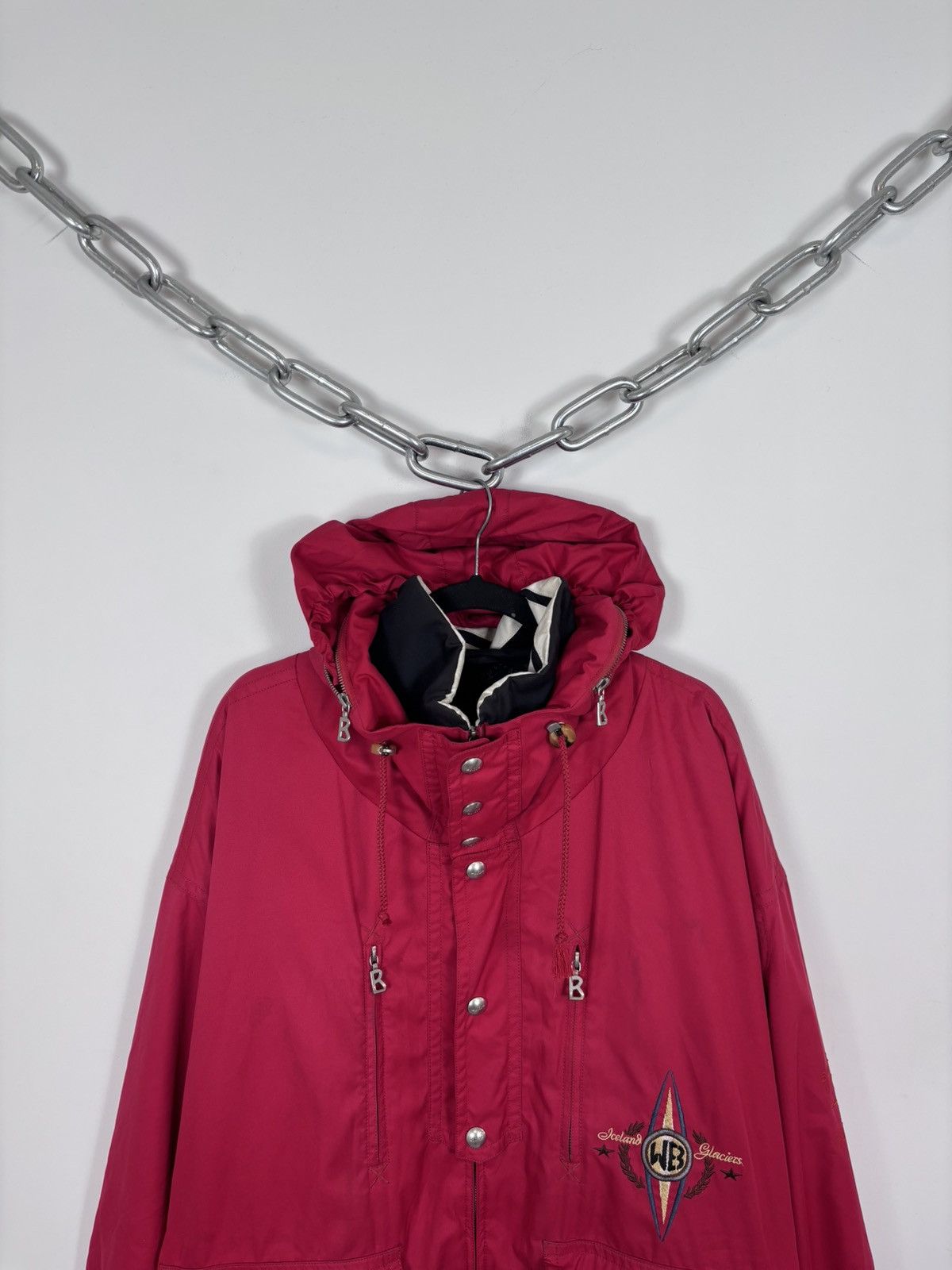 Bogner Bogner Iceland Glaciers Vintage Outdoor Hooded Ski Jacket Size US L / EU 52-54 / 3 - 4 Thumbnail